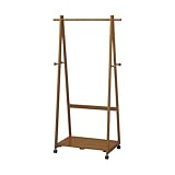 岩附 木製 ハンガーラック 収納 玄関収納 子供部屋 ハンガーラック コートハンガー IWH-63