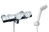 LIXIL(リクシル) INAX 浴室用 サーモスタット付シャワーバス水栓 エコフルシャワー プッシュ操作 洗い場専用 RBF-815