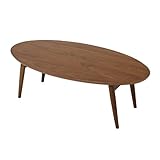 JKプラン フォールディングオーバルテーブル ダークブラウン ZFC-0001-DBR