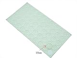 50Pcs Furniture Bumpers-Self-Adhesive Sound Noise Dampening Door Cabinets Rubber Bumpers Stop Protec
