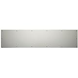 Baldwin 2000.0830 8 Inch x 30 Inch Solid Brass Kick Plate Satin Nickel [並行輸入品]