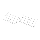 JKプラン e'walls つっぱりシューズラック440用 ワイヤーラック2P ホワイト cw-009cw-009-wh