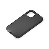 Premium Style iPhone 12 mini用 シリコンスリムケース ブラック PG-20FSC01BK