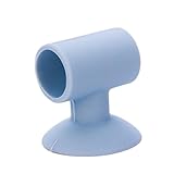 4PCSチャック沈黙ウォールアンチコリジョン窓ドアストップブルー