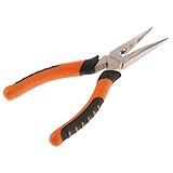 F Fityle プロ仕様　ニードルノーズプライヤー　人間工学　ハンドツール　高炭素鋼　　 - 8インチニッケルメッキ