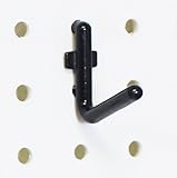 壁Pegフックキット – 100 Lペグボードフックツールストレージオーガナイザーガレージ選択肢B / W ブラック