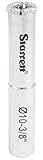 Starrett KD0010-N High Performance Diamond Tile Drill Hole Saw, 3/8 Diameter, 1 Cutting Depth, Silve