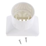 Perfk 交換用　排水口カバー　ストレーナー　プール トイレ　ABS製　全4タイプ　ホワイト - 1.5インチ（方形）