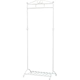 《アイアン（Iron)シリーズ》　ハンガーラック　KR-6435WH　ホワイト