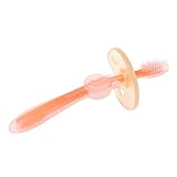 Manyao ベビーソフトチュアブルベンドブルTeetherトレーニング歯ブラシブラシ幼児用 (オレンジ)
