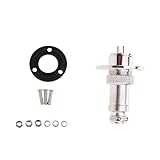 Dovewill 新型　防水　キャップ　12-24ボルト　デッキ　コネクタ/コンセント/プラグ　ネジ付き　ラジオ、ナビゲーションデバイス適合　全３種類 3サイズ - 2P, 16mm