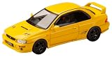 HJ64 1/64 スバル インプレッサ PURE SPORTS COUPE WRX type R STi Version (GC8) チェイスイエロー 完成品 HJ641079AY