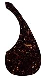 ギターピックガード For Yamaha 40/41" Acoustic Guitar Pickguard Self Adhesive Sheet Scratch Plate (ブラウントータス)