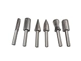 6pc回転工具ミニドリルホービングセットカッティングツール木彫りツールキット木製アクセサリー