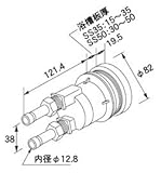 ノーリツ　ガス給湯器　関連部材【HX-SS-50】　循環アダプターHX　[0704964]
