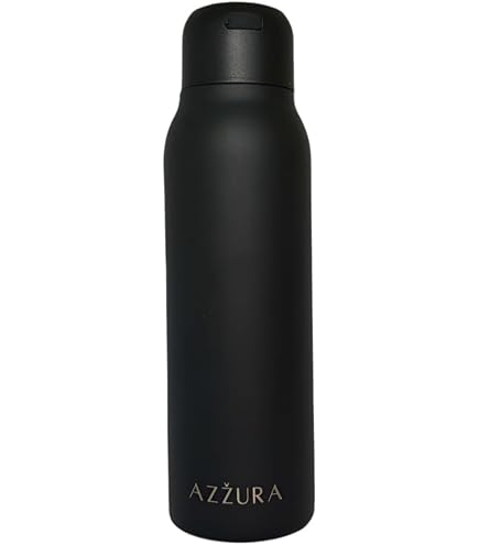 LARQ PureVis 2 Water Bottle, Obsidian Black, 680 ml Capacity