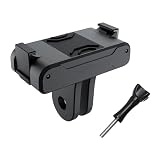 JOYSOG アクションカメラ磁気アダプターマウント For DJI Action 3用クイックリリースアダプター 接続アダプター延長ベースアクセサリー付き