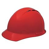 ERB 19454 Americana Vent Cap Style Hard Hat with Mega Ratchet, Red by ERB