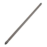 SODIAL(R)長さ8"ダークグレーツインヘッド磁気6ミリメートルプラスドライバービット