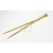 真鍮　火箸　約25cm Amazon.co.jp: 新品 村の鍛冶屋【日本製】MK真鍮火箸 φ4.5×250mm