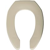 Bemis 295 CT 006 sta-tite細長いオープンフロントトイレシート、ボーン