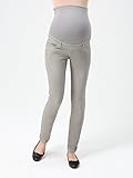 9fashion マタニティパンツ ANGARIO オーバーバンプスキニーマタニティパンツ サイズM グレー