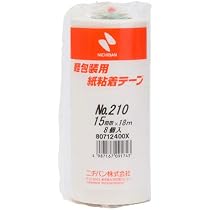 Amazon.co.jp: ニチバン マスキングテープ 紙粘着テープ 軽包装用 8巻