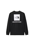 THE NORTH FACE(ザノースフェイス) 長袖 カットソー ロンT L/S Back Square Logo Tee ブラック2 S