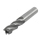 uxcell　エンドミルカッター　ハードウェアツール　ミルフライスカッターツール　HSS-AL　グレー