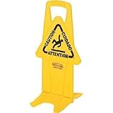 エレクター:ラバーメイド 自立式セーフティーサイン イエロー 9S09DP04 型式:9S09DP04