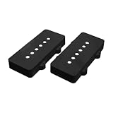 YJB PARTS JM(ジャズマスター)用ピックアップカバー 2pcs/set (インチ, ブラック)