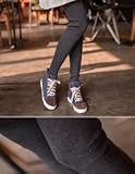 マタニティパンツ縦ラインで脚長スリムに見えるマタニティリブ素材レギンス SOB5037-SOB7 FREE(フリー) GRAY(グレー)
