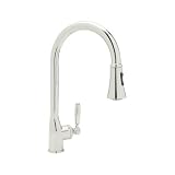 Rohl MB7928LMPN-2 Michael Berman Kitchen Faucet with Pull Down Spray, Polished Nickel [並行輸入品]