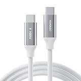 NIMASO USB C Type C ケーブル 【PD対応 100W/5A 急速充電 1m】タイプc ケーブル iPhone16/15シリーズ、MacBook、iPad Pro (2018,2020)、Galaxy等type c機種対応(グレー) NCA20C55
