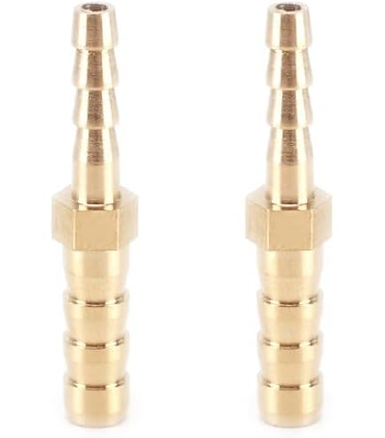Amazon.co.jp: HOOWDAMYホース継手 異径 6mm-4mm2個セットアダプタ