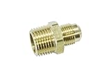 ノーブランド品　 ホース継手 45°フレアコネクター　両口3/8" OD x 1/2" Male NPT 　５個入り