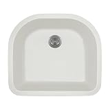 Mr Direct 824 d-bowl複合キッチンシンクGranite 824-white 1