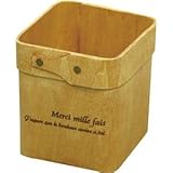 AZUMAYA 合板曲木ラック 角型ペン立て W9xD9xH10cm AKB-218 AKB-218