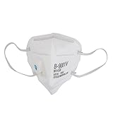 uxcell 粒子状マスク B-9001V N95 PM2.5 防塵マスク ホワイト 1個入り