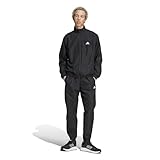 [アディダス] ジャージ上下セット スポーツウェア ウーブン カラーブロック トラックスーツ JSH80 メンズ ブラック(IX1276)