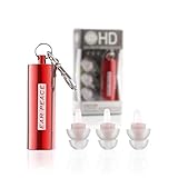 耳栓ライブ用 EarPeace HD 3種の遮音性能/イアーピースHD ライブ用 交換フィルタ...