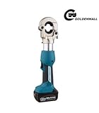 CGOLDENWALL 　16~300mm²電動油圧ハイドロプライヤー　ケーブル、銅アルミ端子の圧着に　ダイス12種付油圧圧着ペンチ　★ヘッド350度回転可能★【一年安心保証】