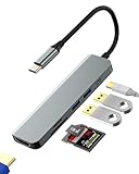 USB C ハブ(6in1)HDMI USB-A マイクロSDカードリーダー同時Type-C急速充電器Micro SD TFメモリーカードカメラアダプタ たいぷCドッキングステーション OTG 3.0ケーブルコネクタアップル TV ミラーリング変換ケーブルアイフォンテレビに映す 携帯画面をテレビに映すThunderbolt 4 ドッキングステーションポート対応Apple iPhone15