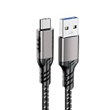 ALLVD USB Cケーブル【30cm】急速充電QuickCharge 3.0型c高速データ転送USB 3.2 Gen 2規格対応15/16充電ケーブルGalaxy S 20 S 10 S 9 A 20 Note 109 8、PS 5、Pixel XL/2/2 XL、Xperiaなどのtype-cポートデバイス対応