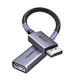 UGREEN 8K@60Hz DisplayPort to HDMI 変換ケーブル 片方向 アルミニウム製 DP to HDMI オス-メス8K@60Hz/4K@240Hz/2K@240Hz/1080P@480Hz 対応 HP Dell プロジェクター モニター AMD GPU NVIDIA 互換