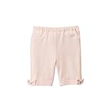 [ミキハウス] MIKIHOUSE ドットリボン付き ７分丈パンツ （70cm・80cm・90cm） 11-3207-615 ピンク 80cm