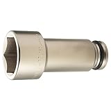 トネ(TONE) インパクト用超ロングソケット(6角) 6NV-50L150 差込角19.0mm(3/4") 二面幅50mm