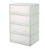 無印良品 ポリプロピレン収納ケース 引出式 横ワイド 大 (4段)