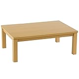 山善(YAMAZEN) 工具いらず 簡単組み立て こたつ 「ラクこた」(105×75cm長方形) ナチュラル RAKU-1051(NA)