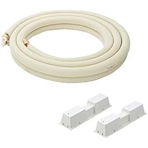 Amazon.co.jp: 因幡電工 フレア配管セット3m 部材付き+樹脂製